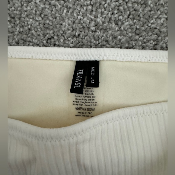 NWT Triangl White Bikini Set - Picture 4 of 4